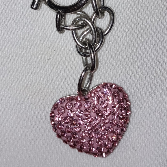 Jewelry - Pink bling toggle necklace